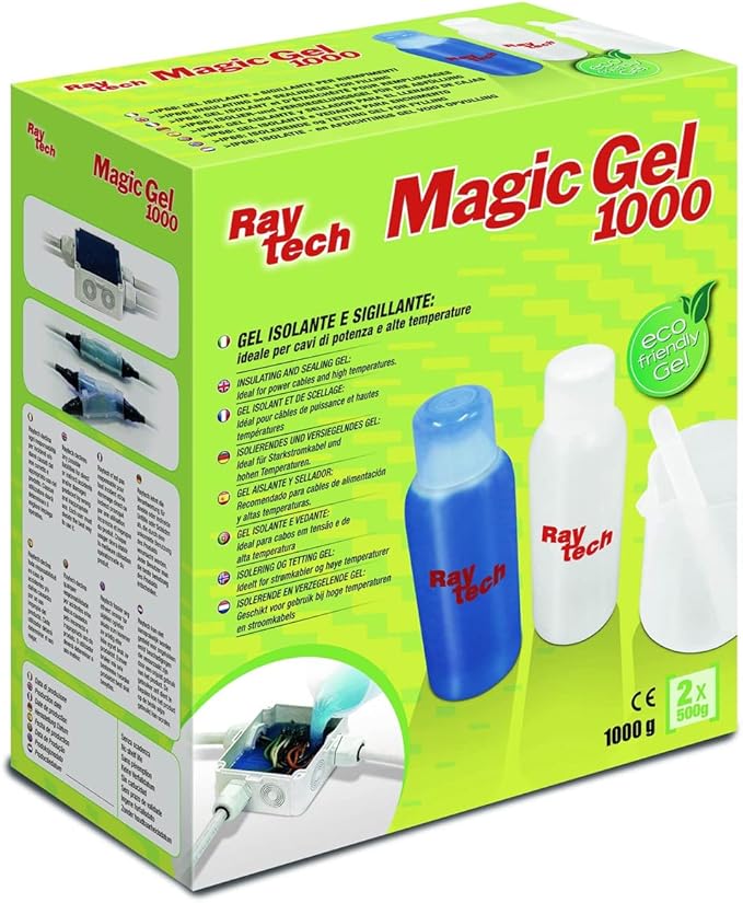 Anguila MAGIC IP68 Magic Gel 1000 – Feuerfest, hohe Schlagfestigkeit, aushärtend in 5 Minuten