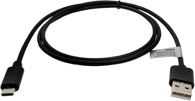 Mobile-Laden USB-C auf USB-A 2.0 Datenkabel 1m schwarz kompatibel mit Pocketbook Verse P4A343563 für Laden & Datentransfer