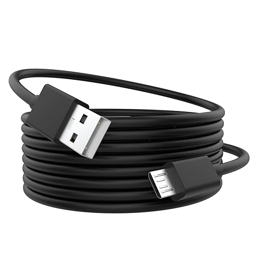 Zosvoses Micro-USB-Kabel 3 m für Kindle Paperwhite, Oasis & Fire HD – Schnelllade- & Datensynchronisationskabel mit Garantie – ZOS-CA